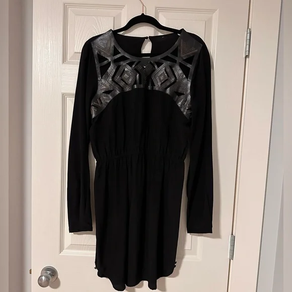 Silk dress sz L - Picture 3 of 5